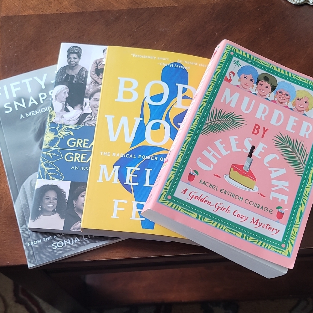4 Books:Golden Girls,Body Work,Great Quotes Journal,Fifty Two Snapshots.